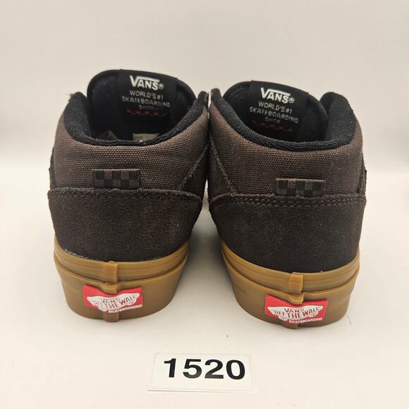 VANS MEN\'S 6 HALF CAB SKATEBOARD SHOES BROWN GUM NWOB main image 6